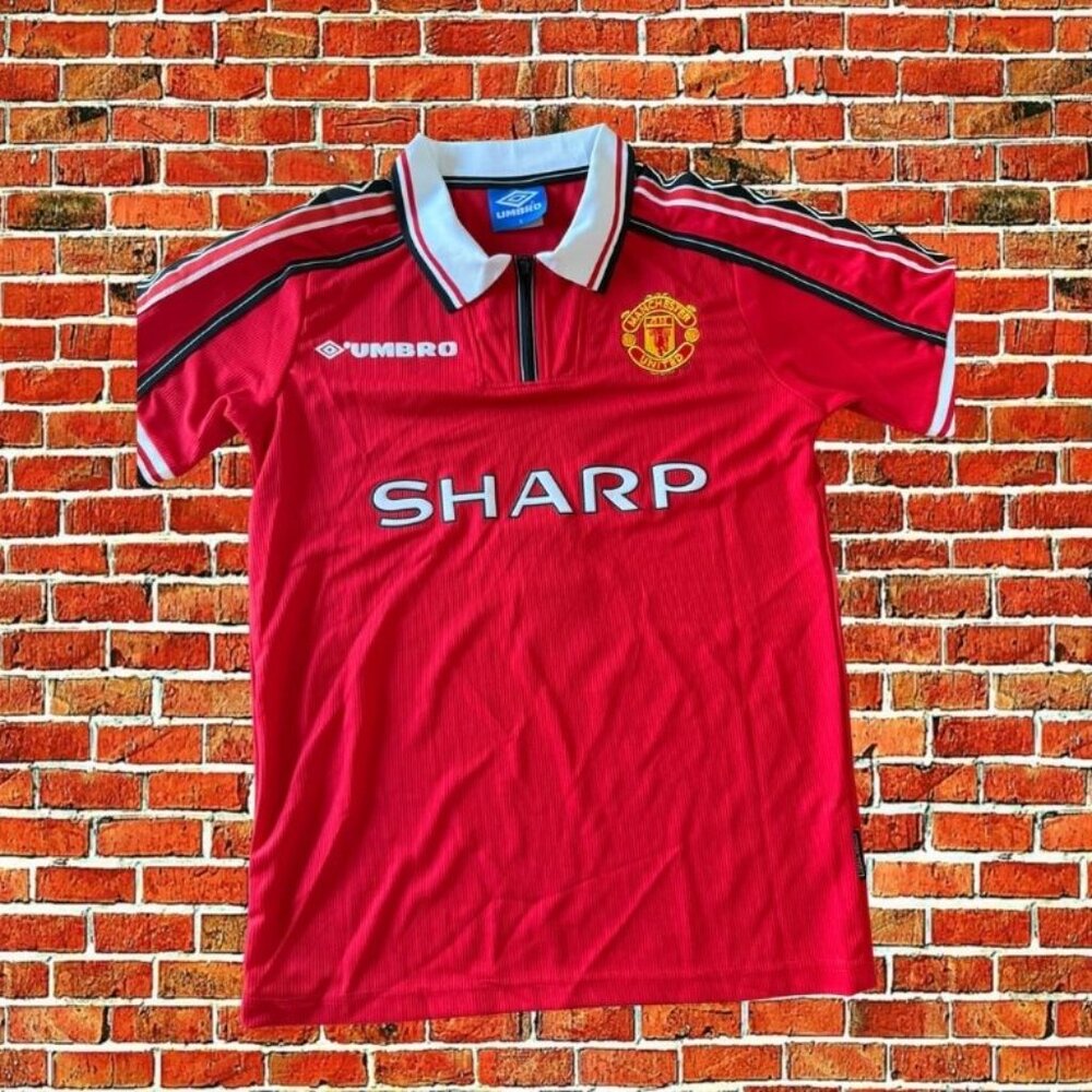 BECKHAM MANCHESTER UNITED 1998 HOME JERSEY